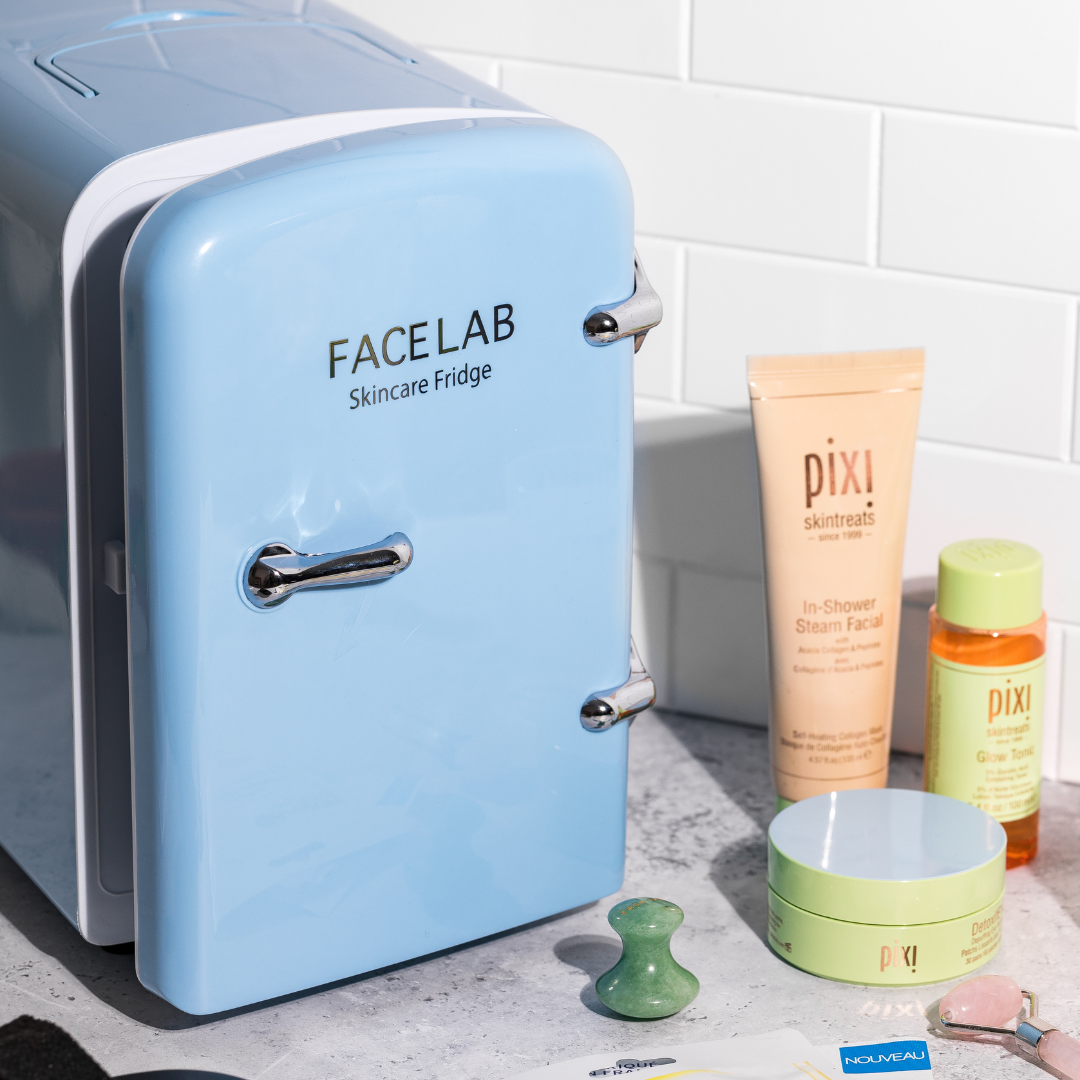 The Retro Skincare Fridge X CAUDALIE Maroc - BABY BLUE