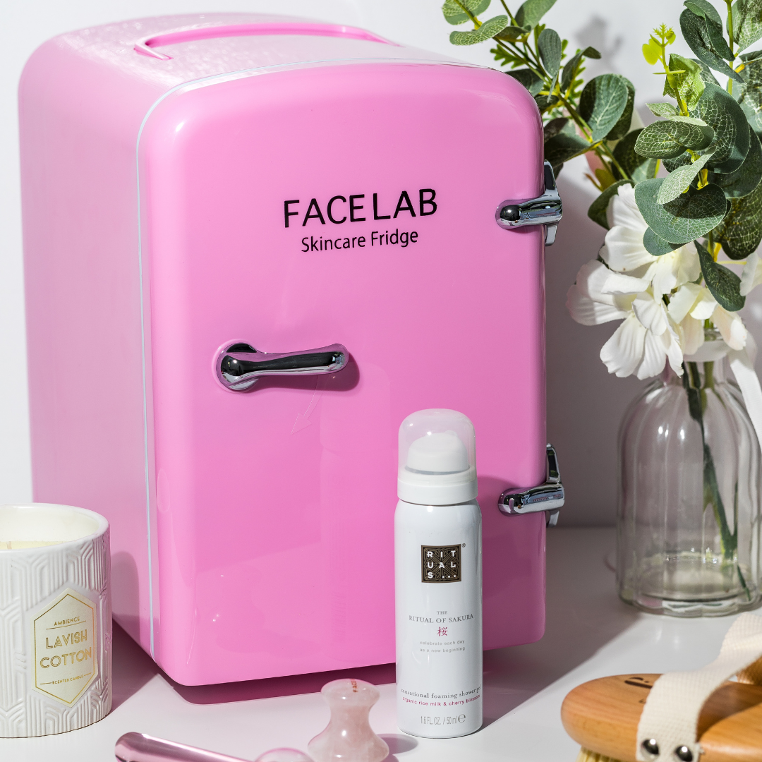 The Retro Skincare Fridge X CAUDALIE Maroc - BABY PINK