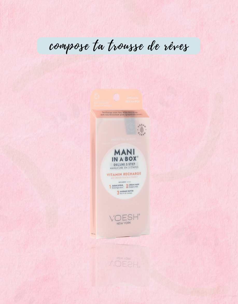 Mani in a Box 3 étapes Vitamin Recharge - VOESH