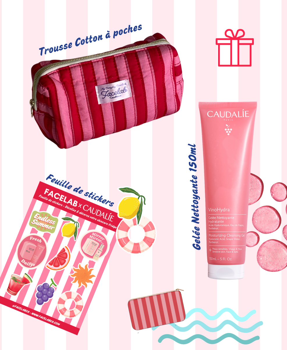 The Retro Skincare Fridge X CAUDALIE Maroc - BABY BLUE