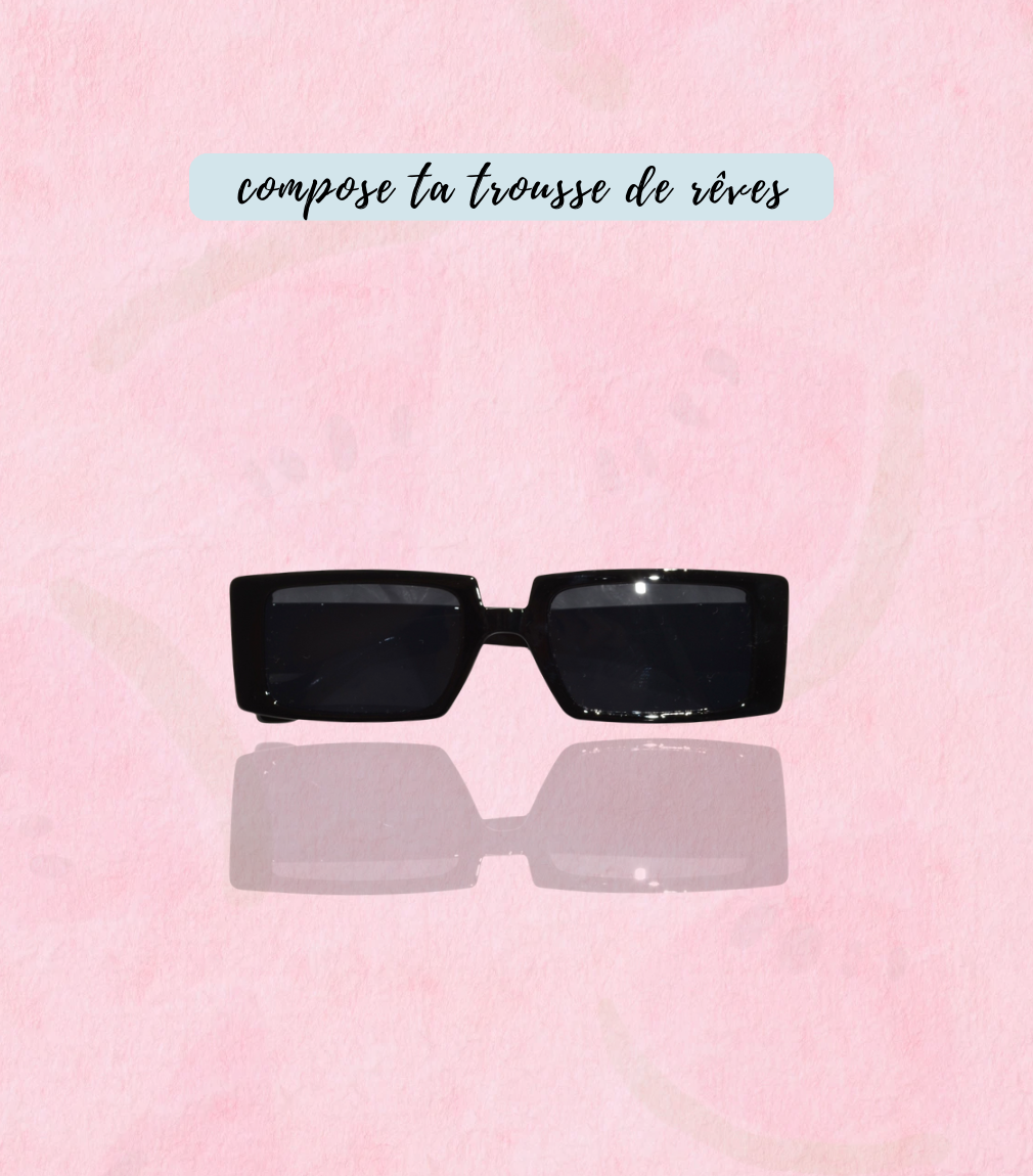 Lunette de Soleil - Noir Bold