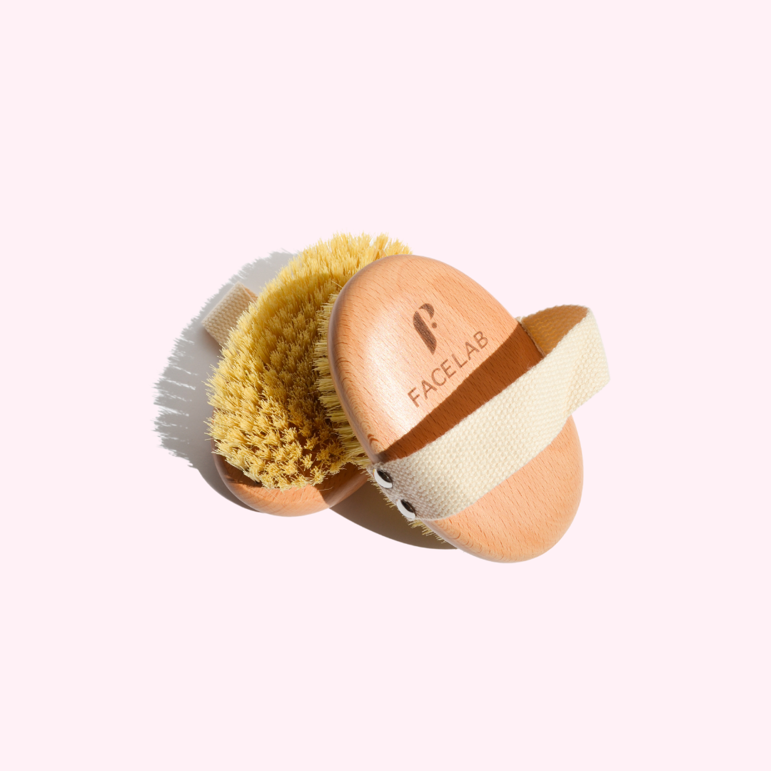 Dry Body Brush - BEIGE