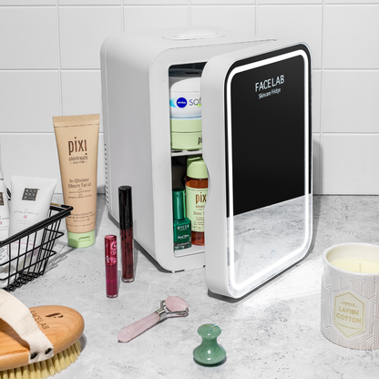 The LED Mirror Skincare Fridge - WHITE