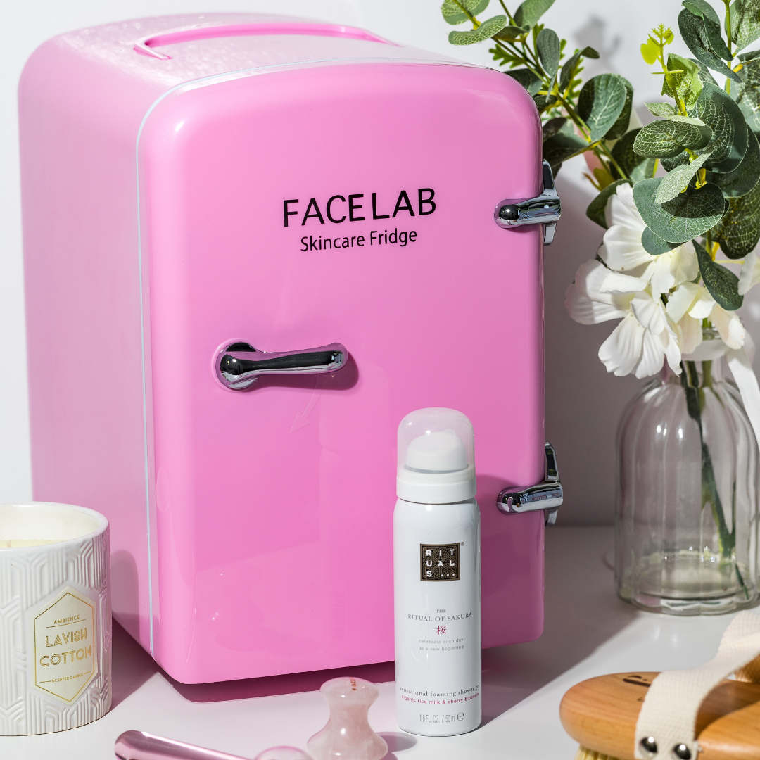 The Retro Skincare Fridge - BABY PINK