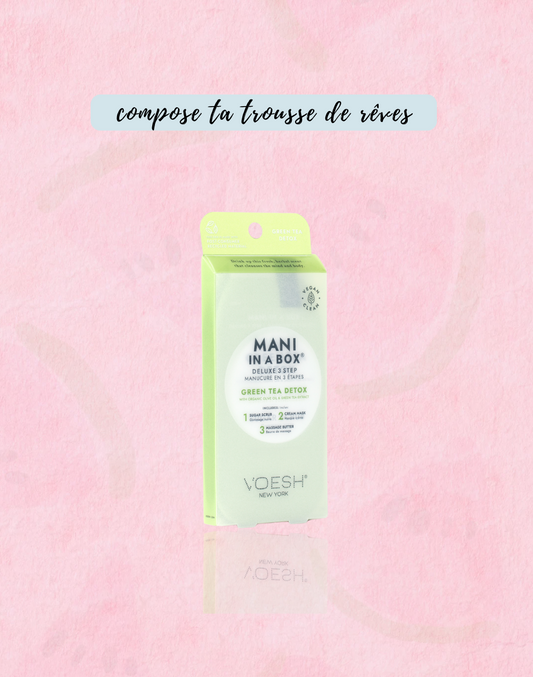 Mani in a Box 3 étapes Green Tea Detox - VOESH