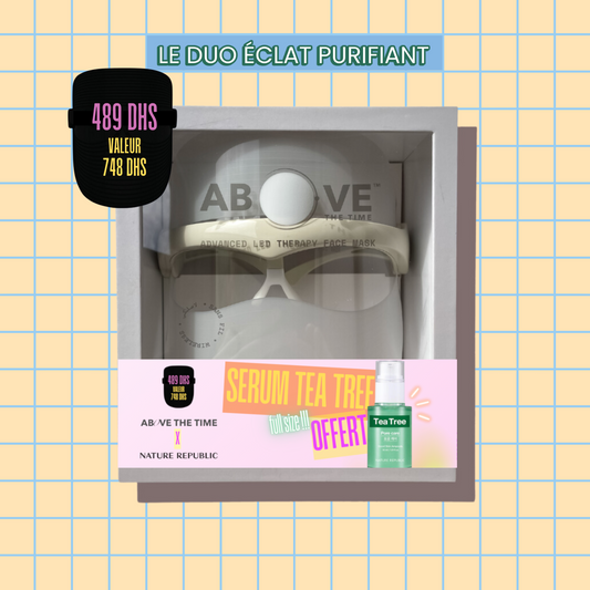 Duo LED Therapy Face Mask + Sérum Tea Tree