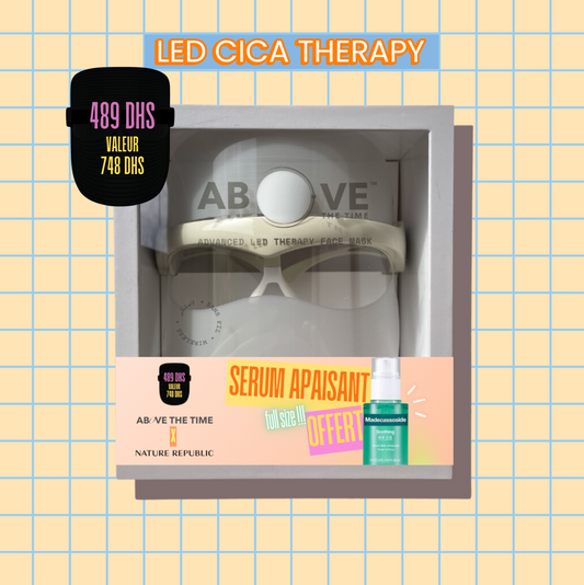 Duo LED Therapy Face Mask + Sérum Madecassoside