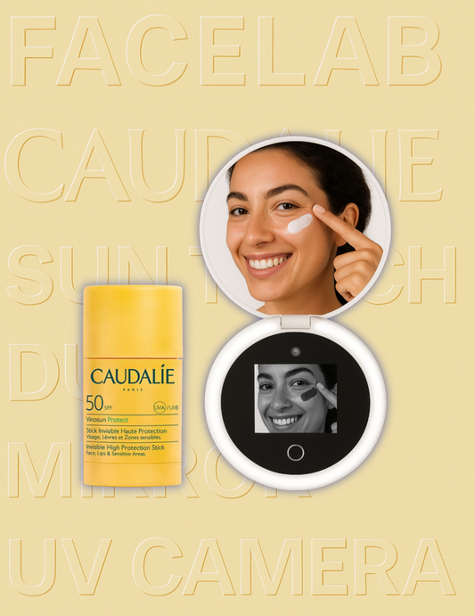 SunTouch Duo Miroir Caméra UV & CAUDALIE Stick Solaire SPF50