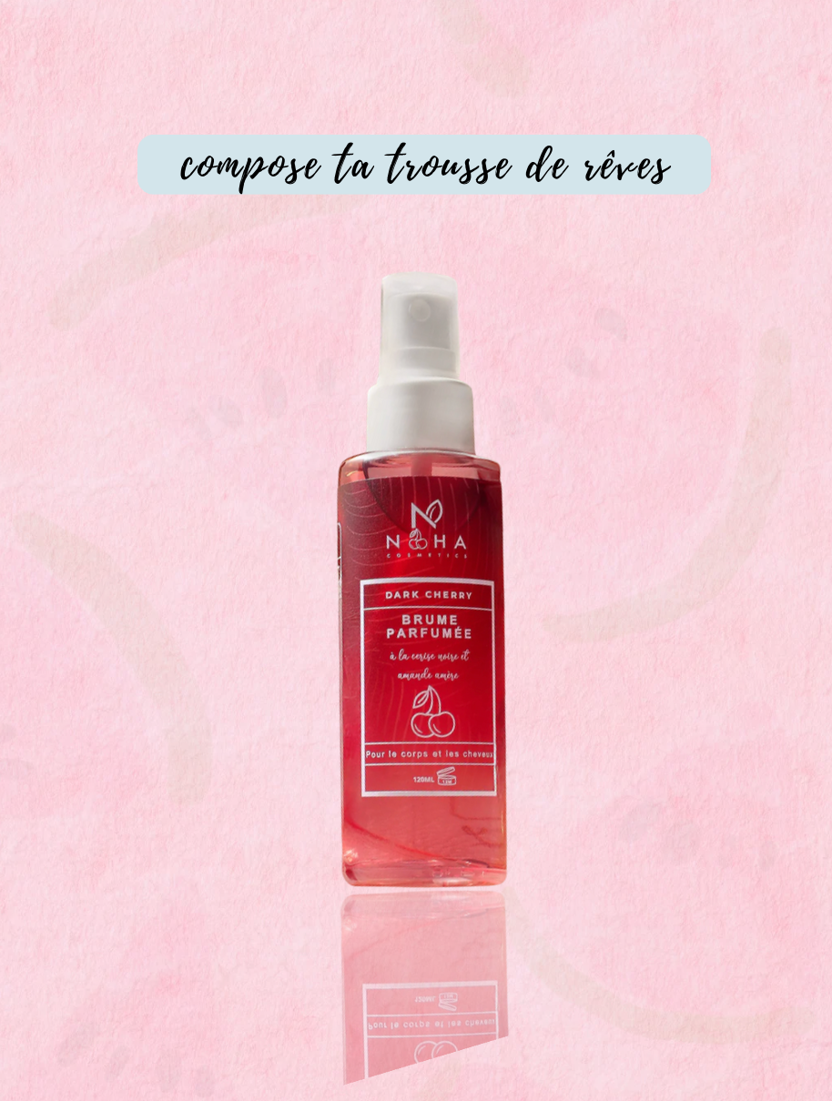 Brume Parfumée à la Cerise Noire & Amande Amère 120ml - NOHA Cosmetics