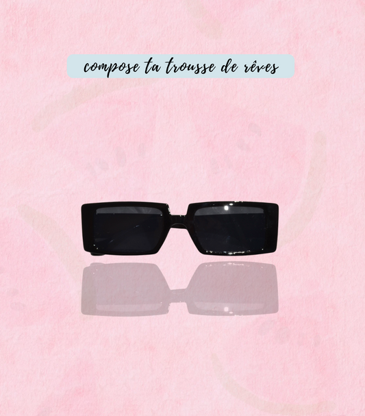 Lunette de Soleil - Noir Bold