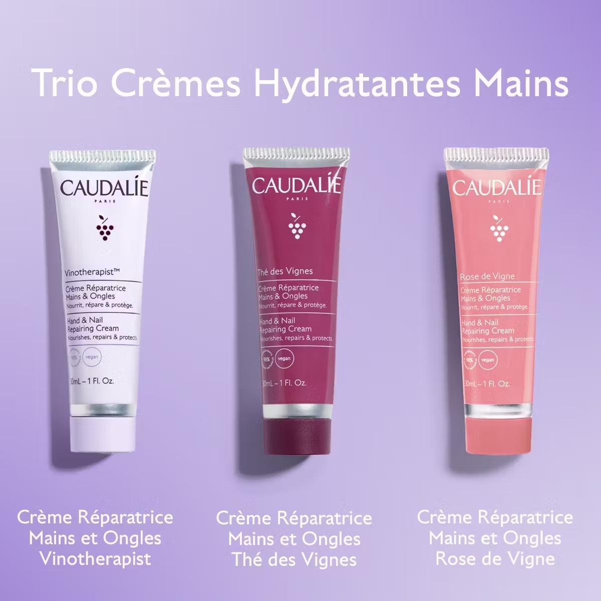 Trio Crèmes Mains hydratation - CAUDALIE