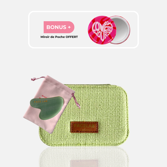 Gua Sha Coeur Aventurine Verte