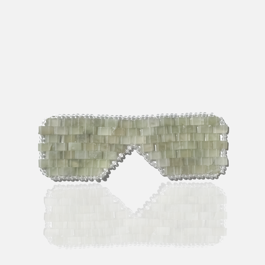 Masque Yeux en Jade Vert